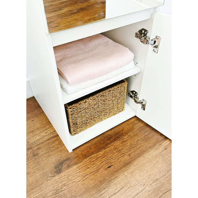 Elise - Slim Modular Closet Cabinet With Drawers - White by HouseOfZazla