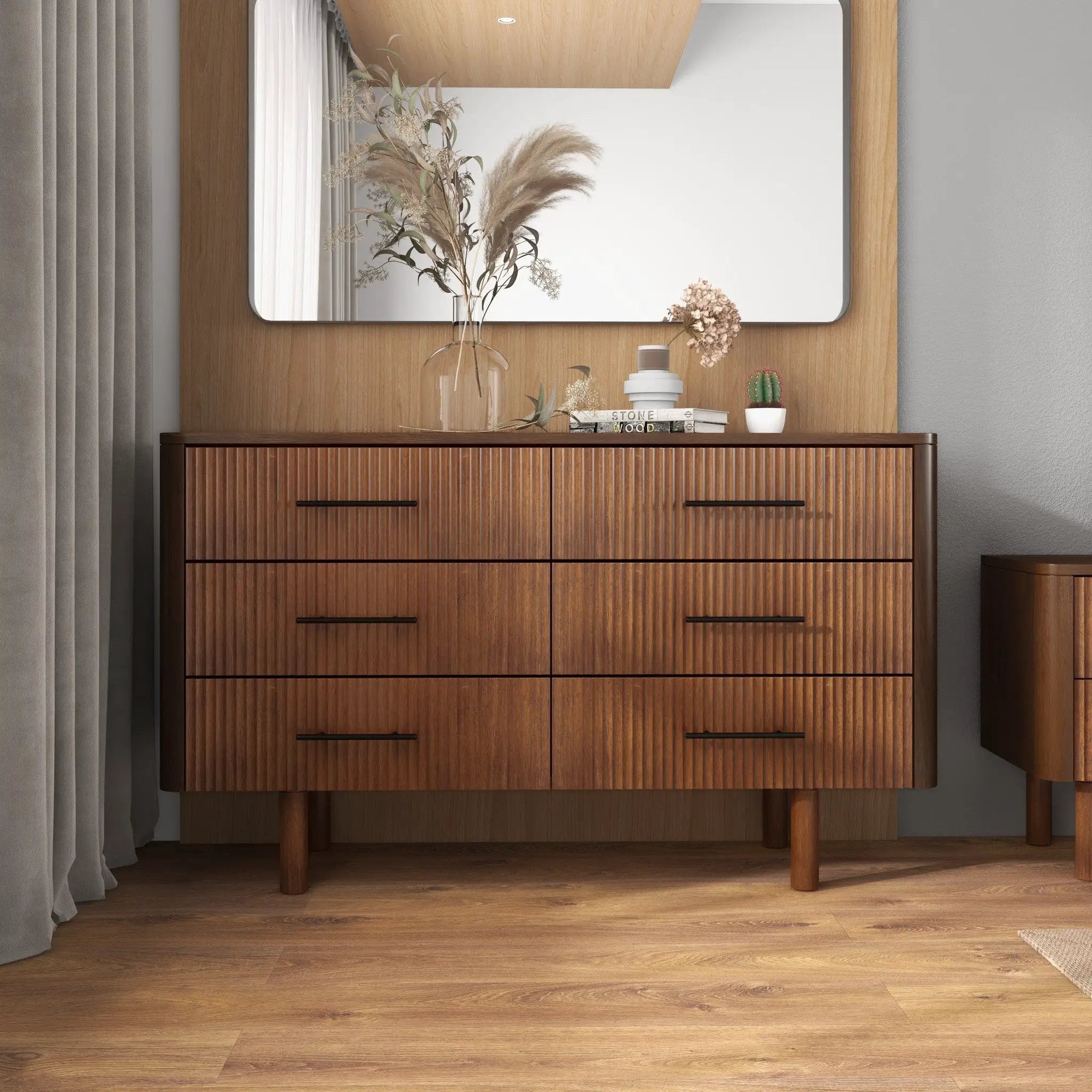 Logan - Dresser With 6 Drawers - Brown by HouseOfZazla