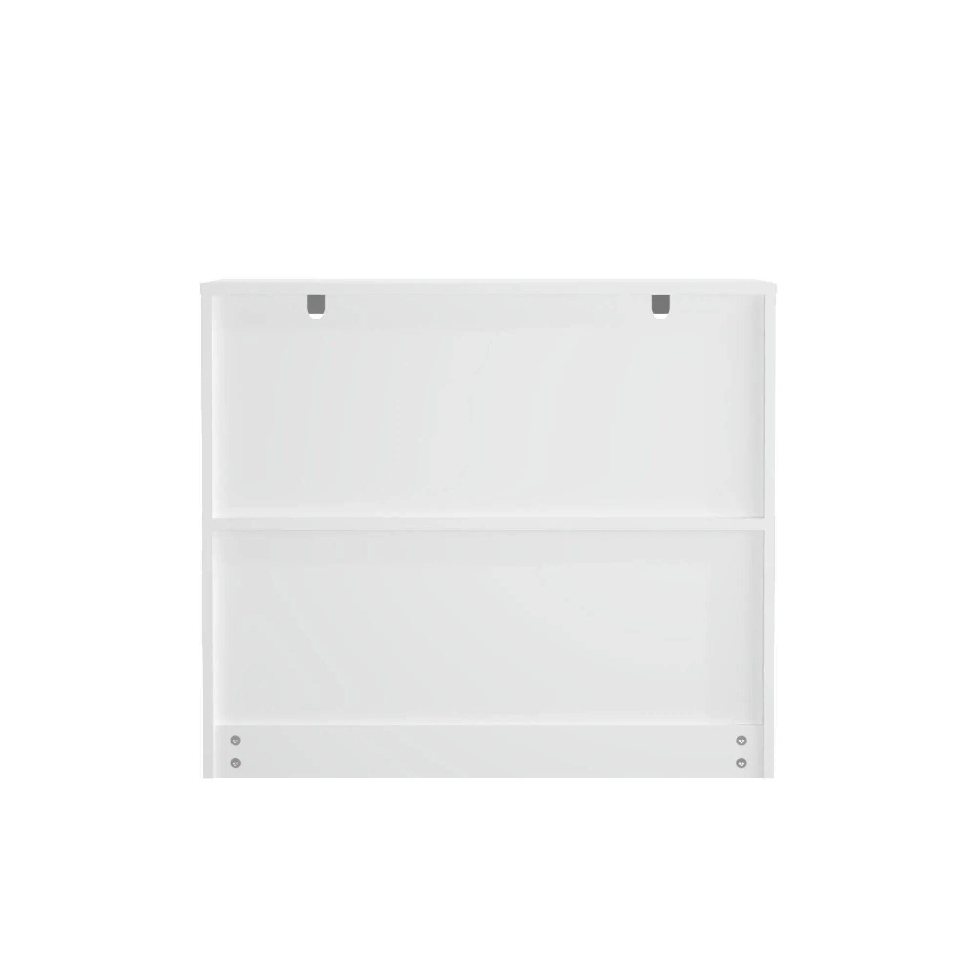 Toy Storage Organizer With Large Drawer And Low Bookshelf For Nursery & Playroom - White by HouseOfZazla