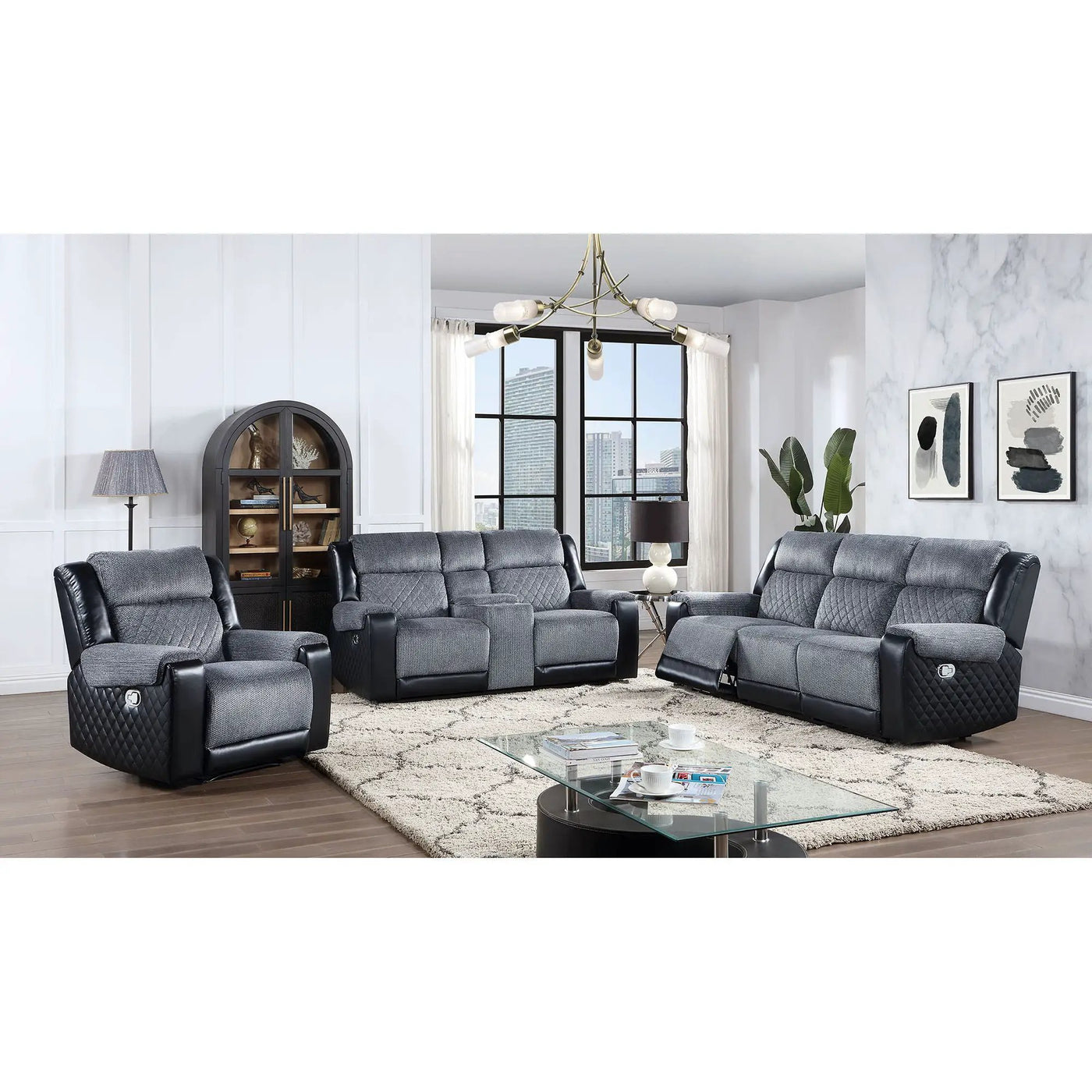 Alicia - Traditional Reclining Set by Unique Piece Furniture