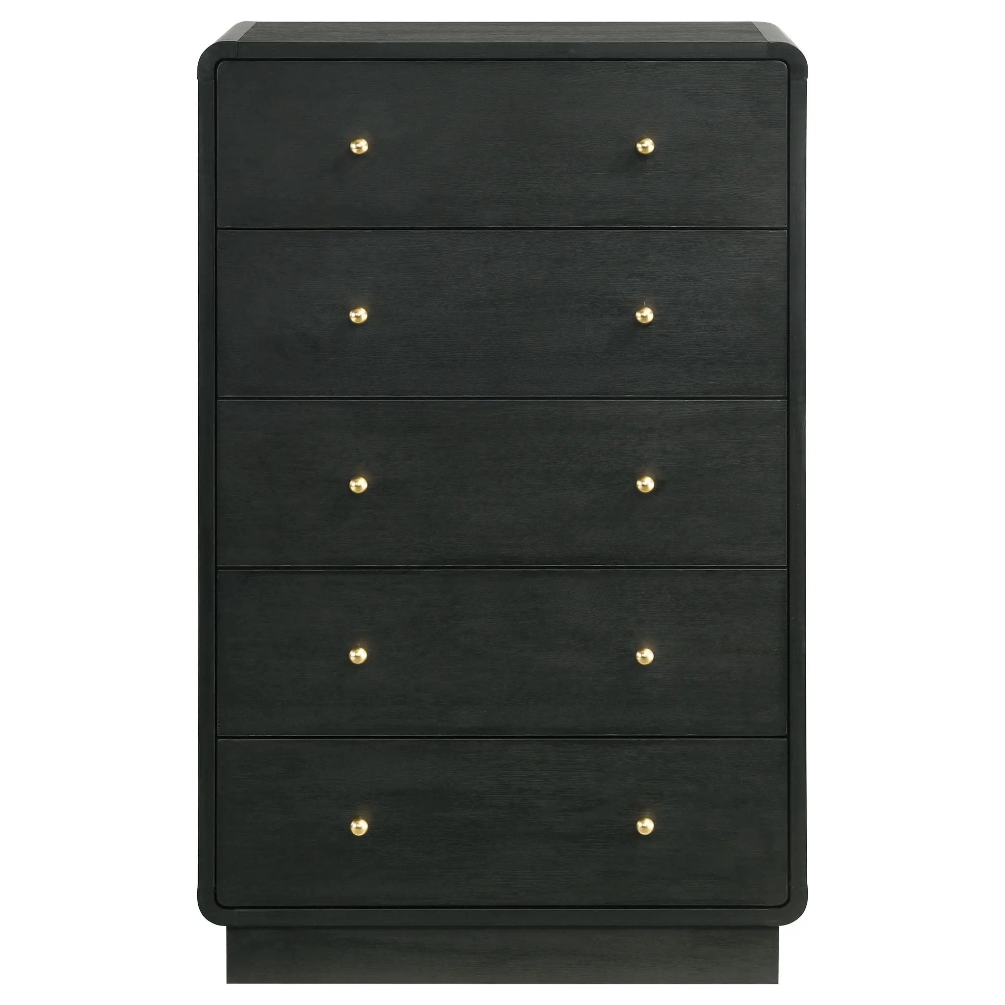 Cavelle 5-drawer Chest of Drawers Black by Unique Piece Furniture