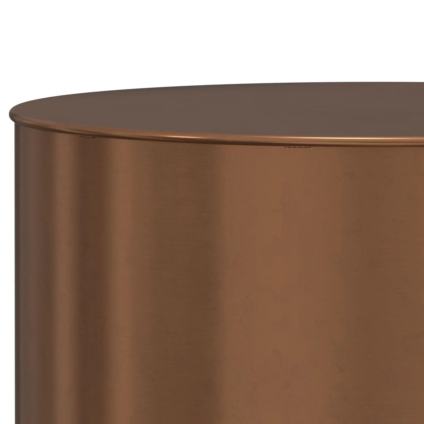 Curtis - Ombre Metal Cylinder Accent Table by Unique Piece Furniture