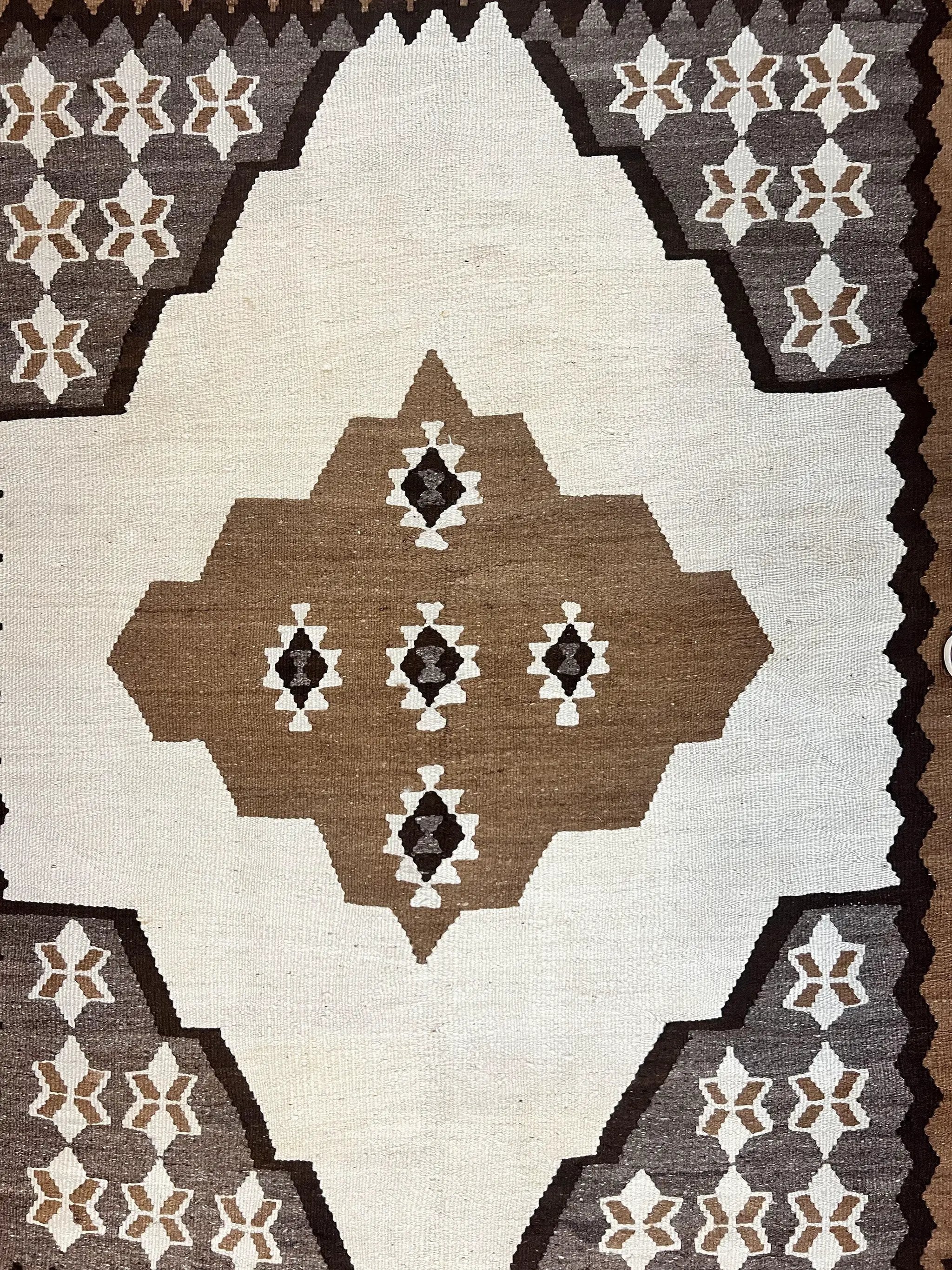 Antique Persian Fars Kilim Rug 8x11, Wool, Boho Tribal Persian Shiraz Flatweave Carpet, Semi Open Field, Geometric, Handmade, Vintage Semi Antique by Jewel Rugs