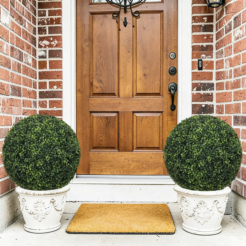 18.5In Dark Artificial Topiary Balls by HouseOfZazla