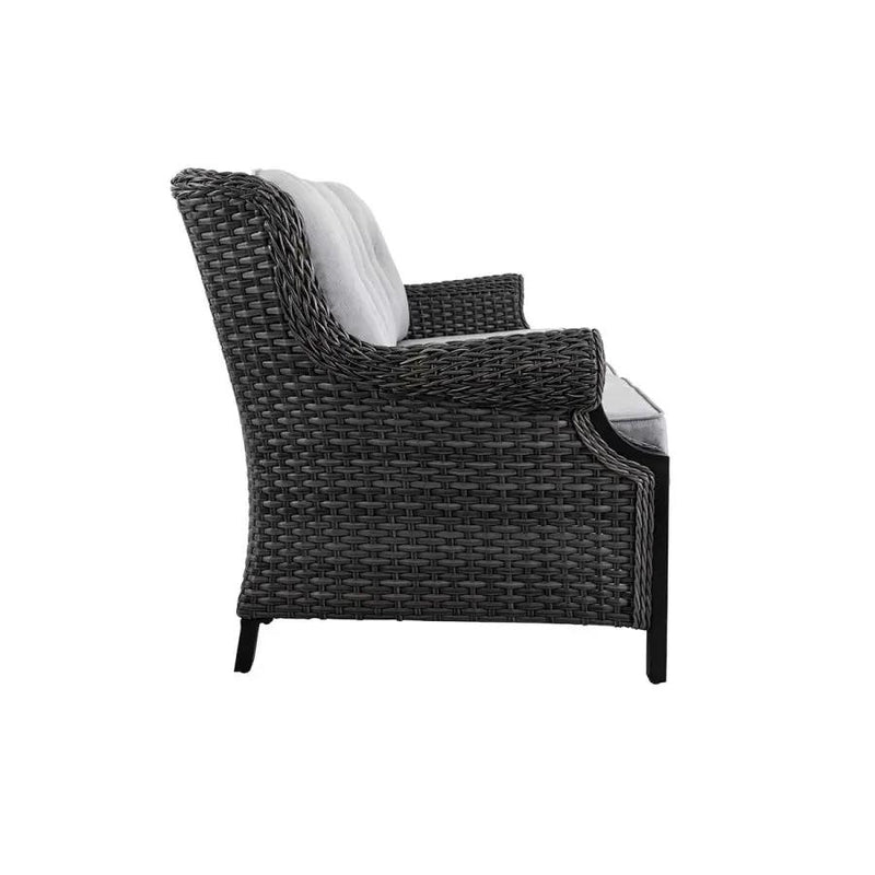 Lassen 4-Piece Wicker Sofa Set with Swivel Rocking Chairs by Outdoor-USA®