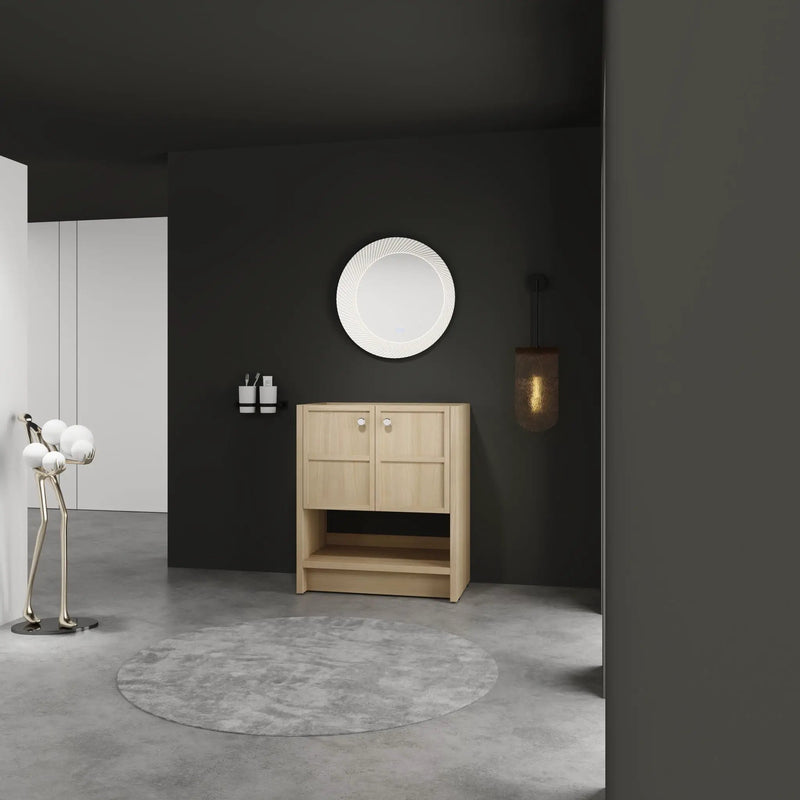 Modern Freestanding Bathroom Vanity With 2 Soft Closing Doors by Unique Piece Furniture
