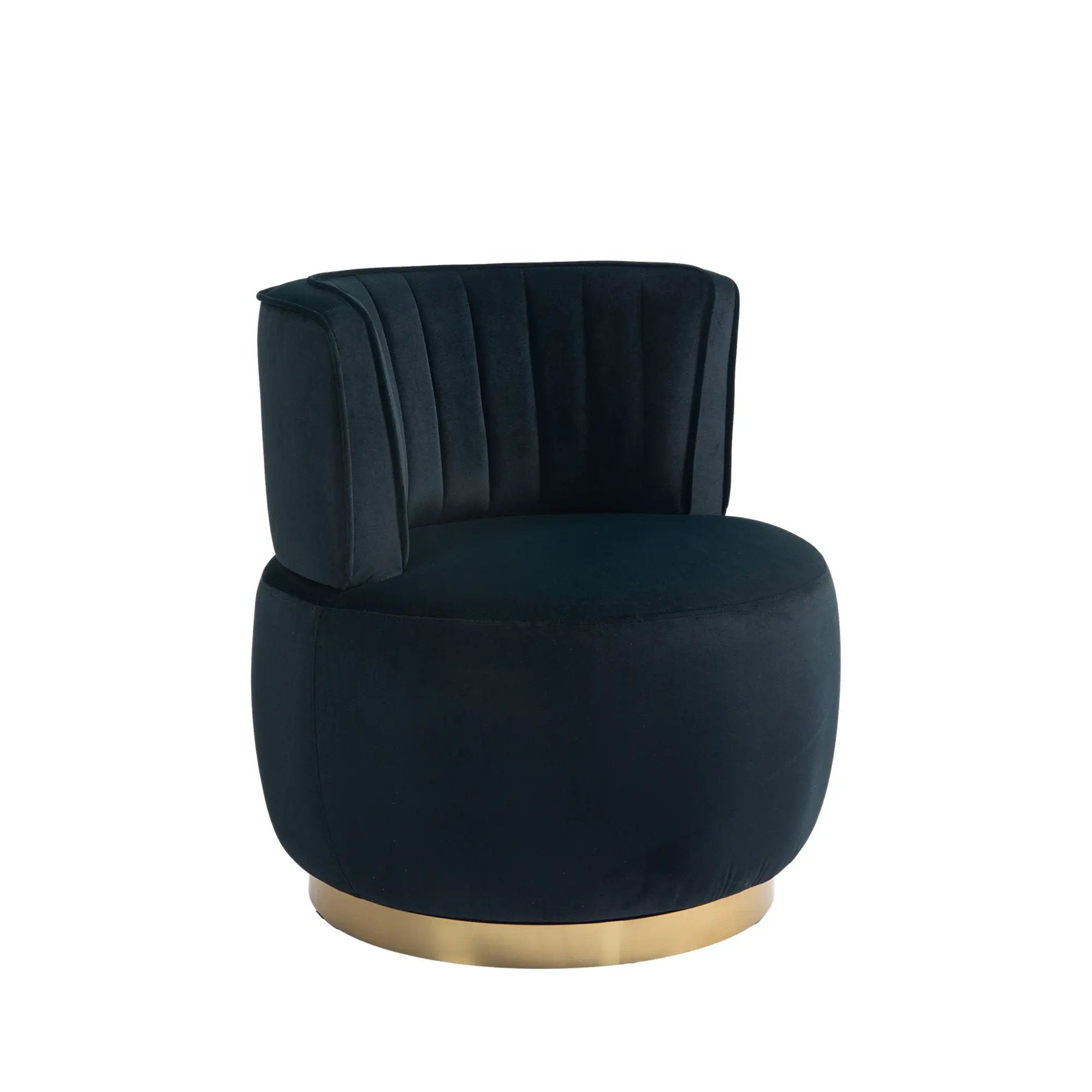 360 Degree Swivel Cuddle Barrel Accent Sofa Chair by Unique Piece Furniture