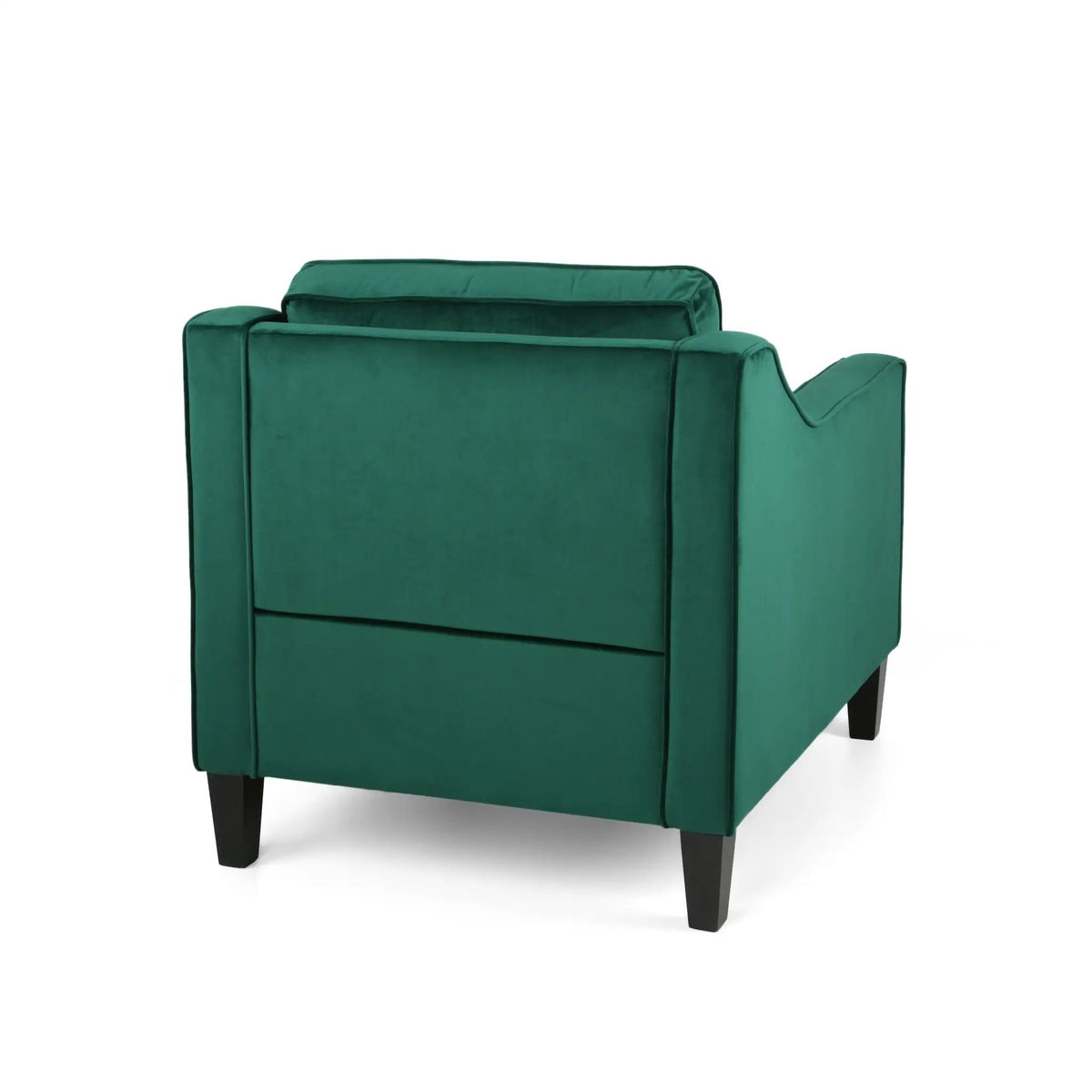 Green Velvet Upholstered Club Chair, photo 8 of 10