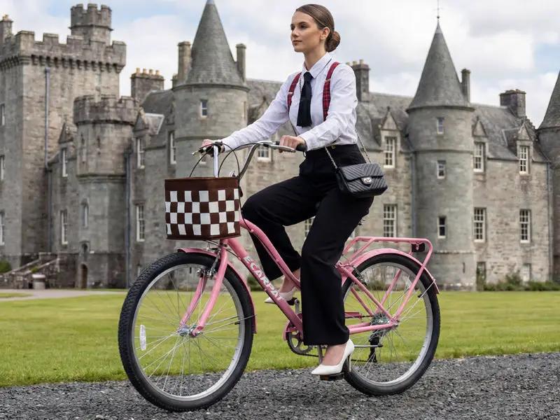 26 Inch 7-Speed City Commuter Bike with Lock & Detachable Basket, photo 9 of 10