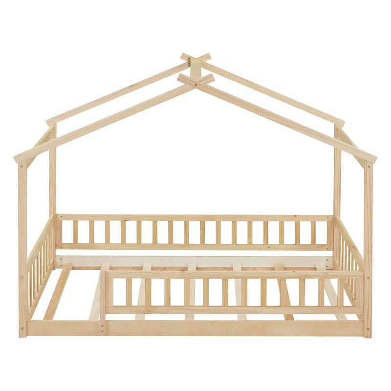 Bed House Bed Frame With Fence by Unique Piece Furniture