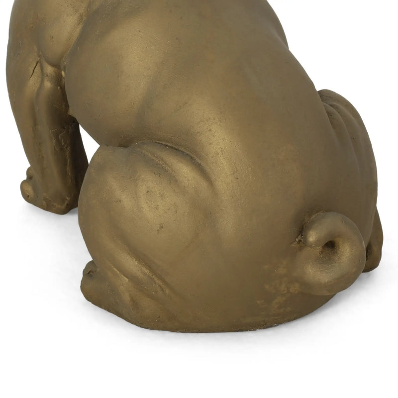 Dog Garden Sculpture, Outdoor French Bulldog Garden Statue by HouseOfZazla
