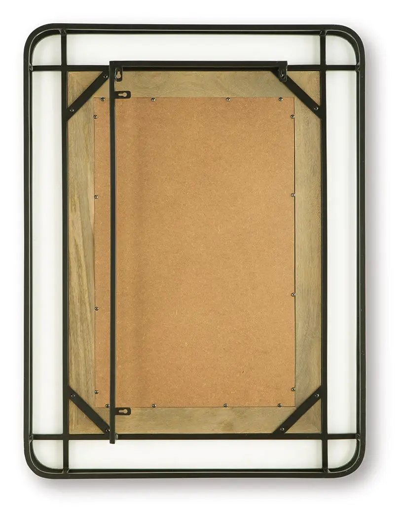 Beelman - Accent Mirror - Black / Brown by Unique Piece Furniture