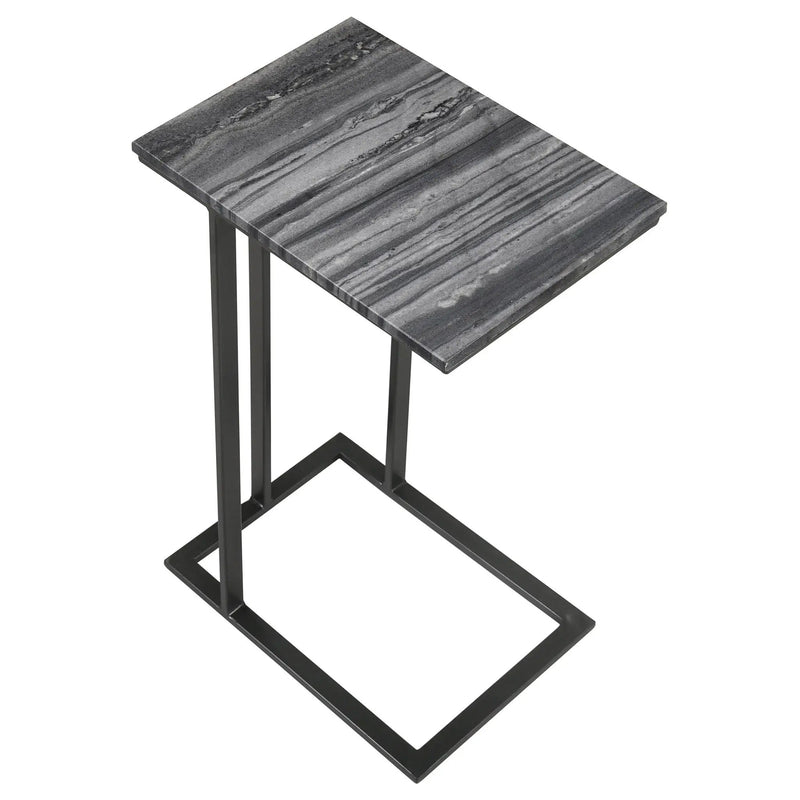 Encina - C-Shaped Sofa Side Table by HouseOfZazla