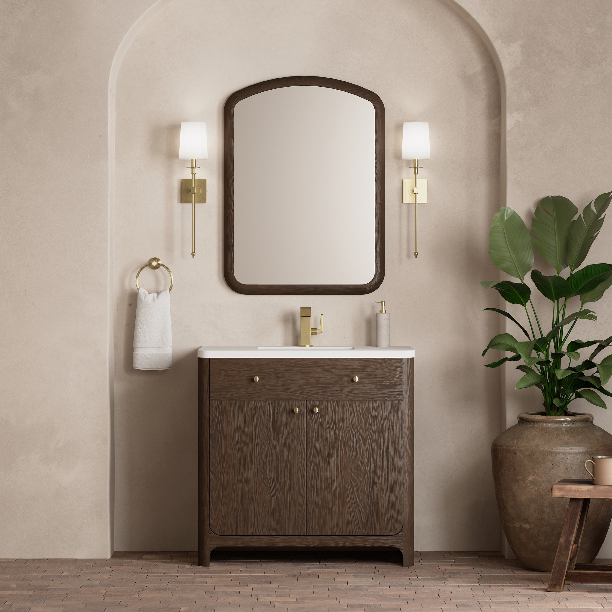 James Martin Gracyn 36" Single Bathroom Vanity, Sable, view 19