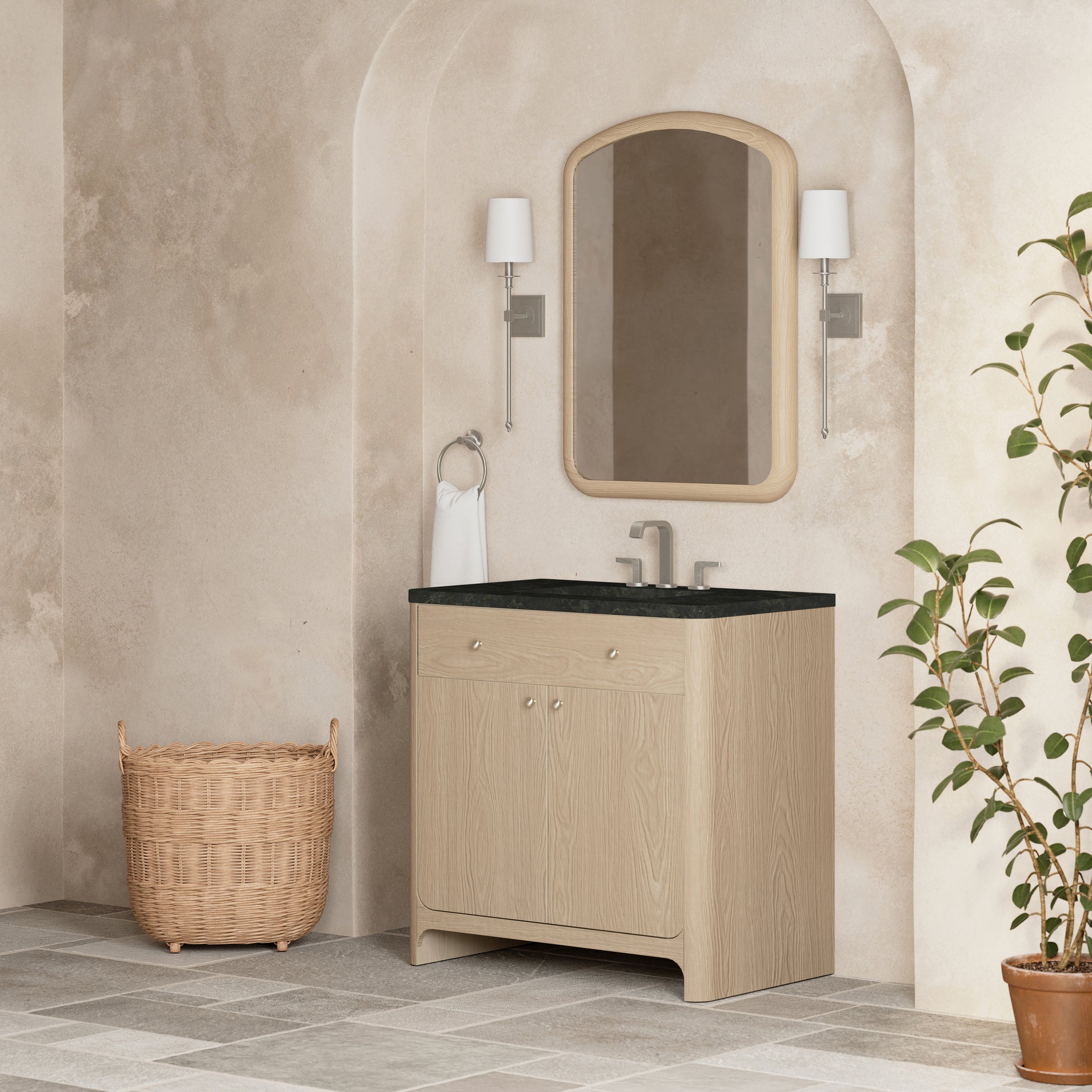 James Martin Gracyn 36" Single Bathroom Vanity, Coastal Driftwood, view 34