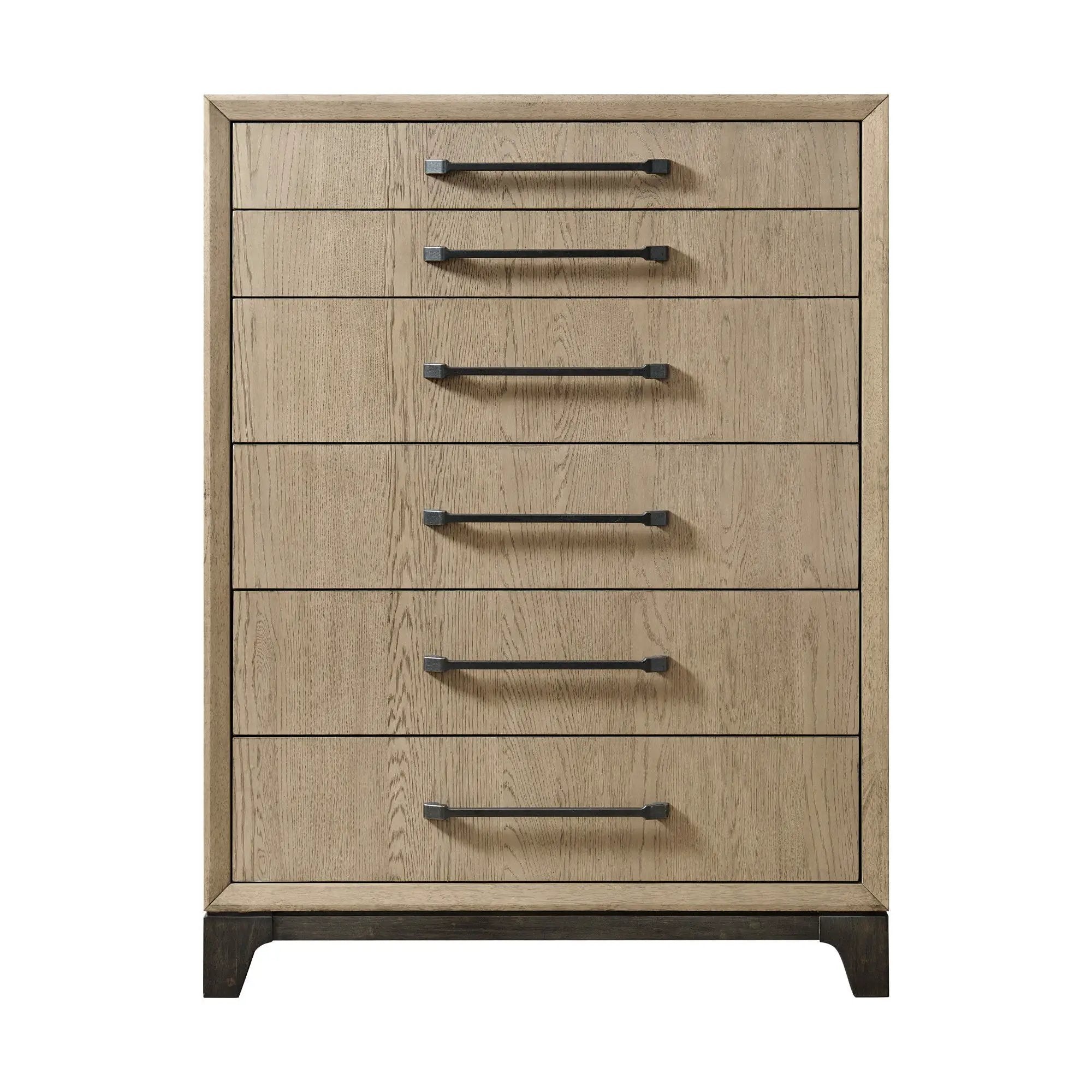 6 Drawer Chest With Smooth Glides - Brown by HouseOfZazla