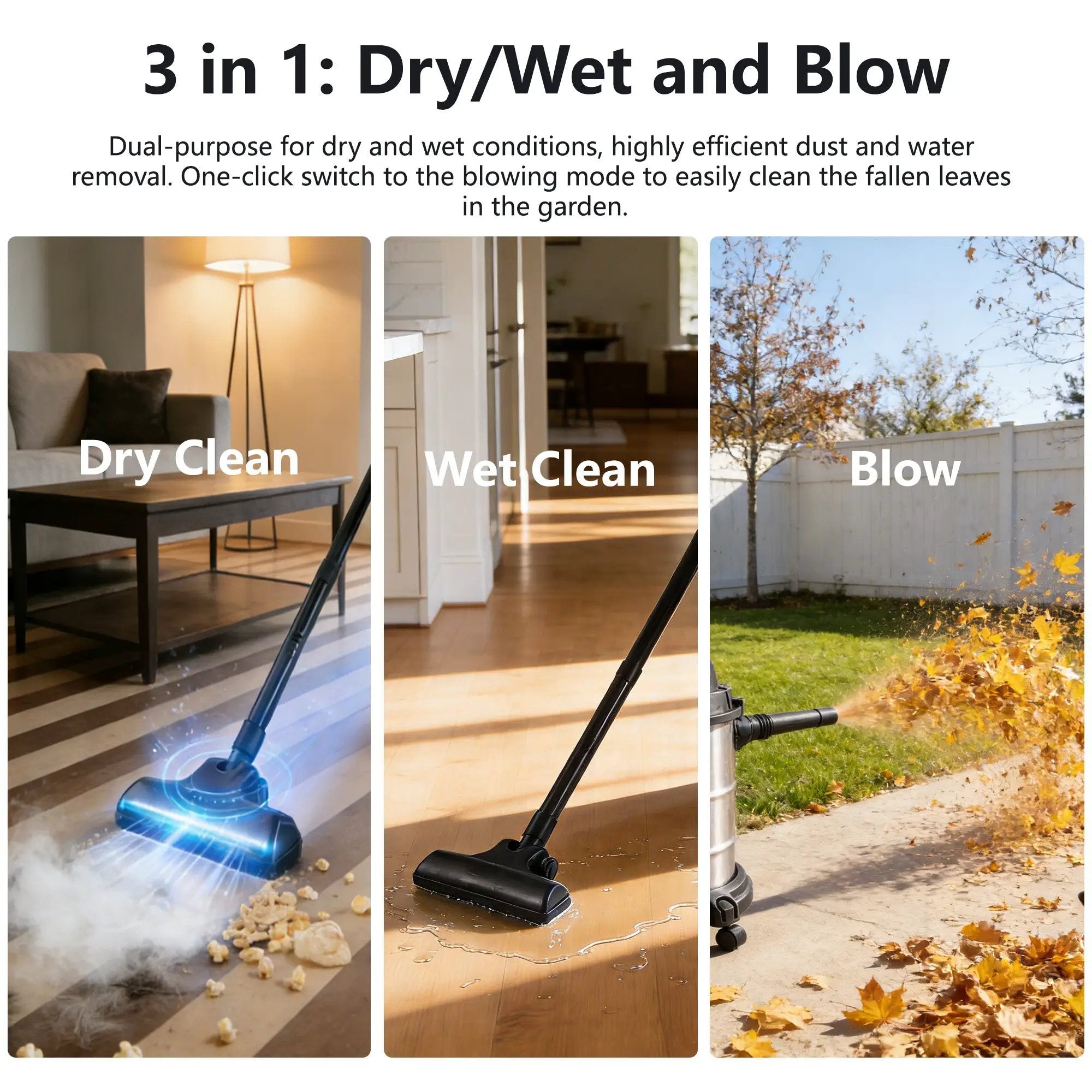 Wet Dry Vac, 5 Gallon, 4.3 Peak HP by HouseOfZazla