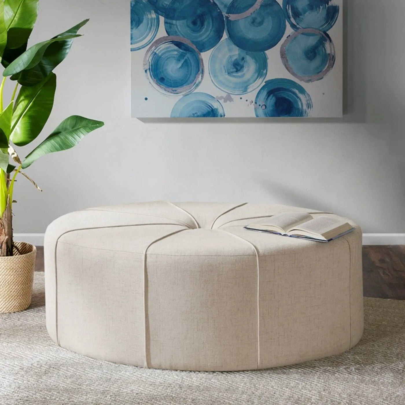 Modern Style Large Cocktail Ottoman by Unique Piece Furniture