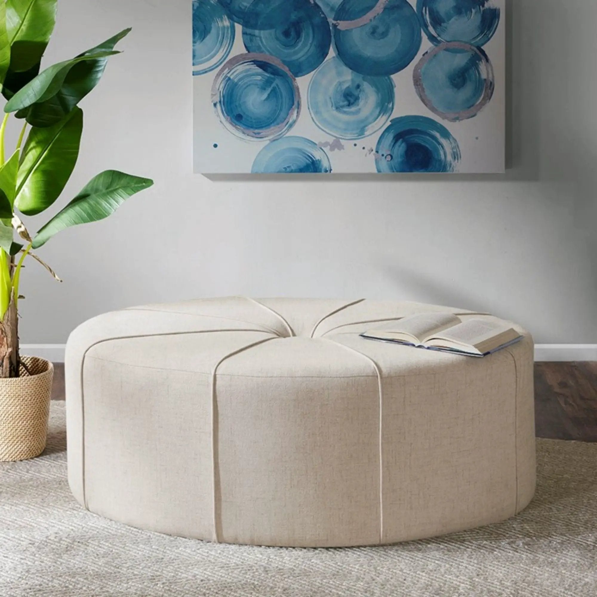 Modern Style Large Cocktail Ottoman by Unique Piece Furniture