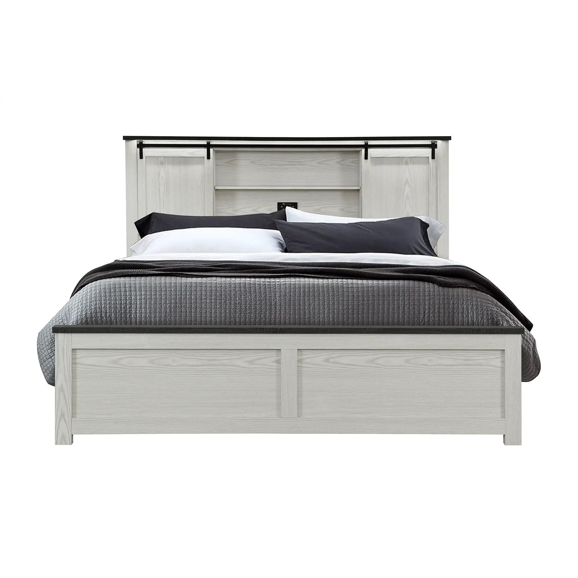 Avery - Bed With Bookcase Headboard by Unique Piece Furniture