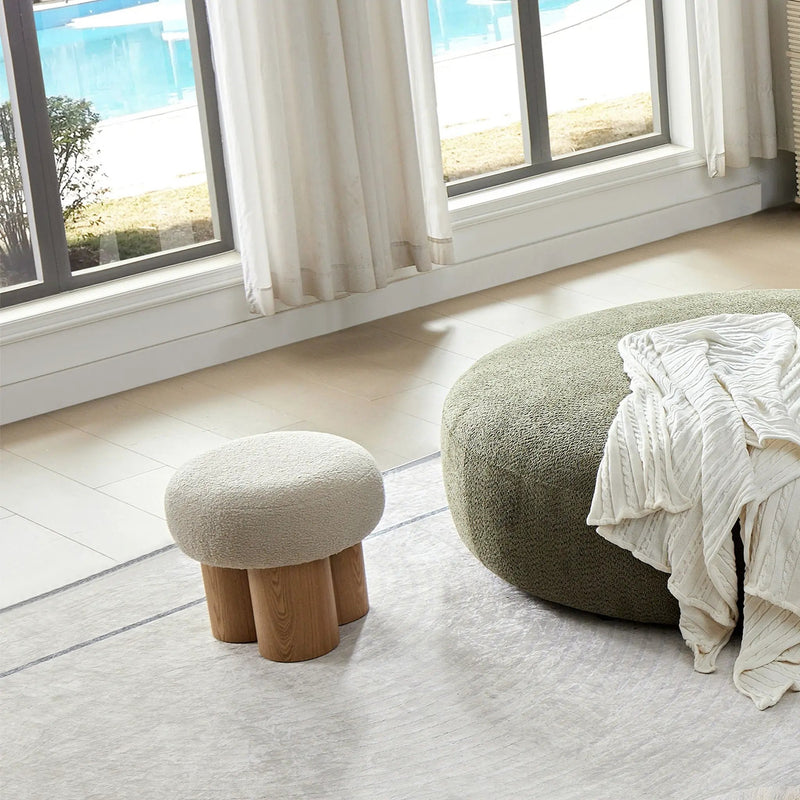 Versatile Mushroom Stool With Cushion by HouseOfZazla