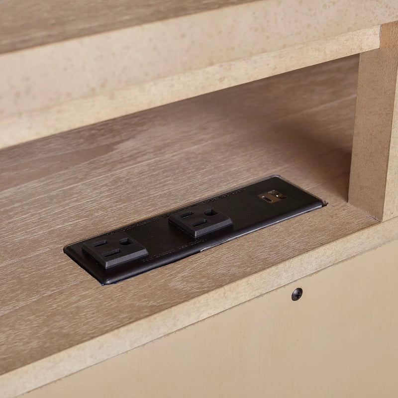 Entertainment Console With Storage - Sand by Unique Piece Furniture