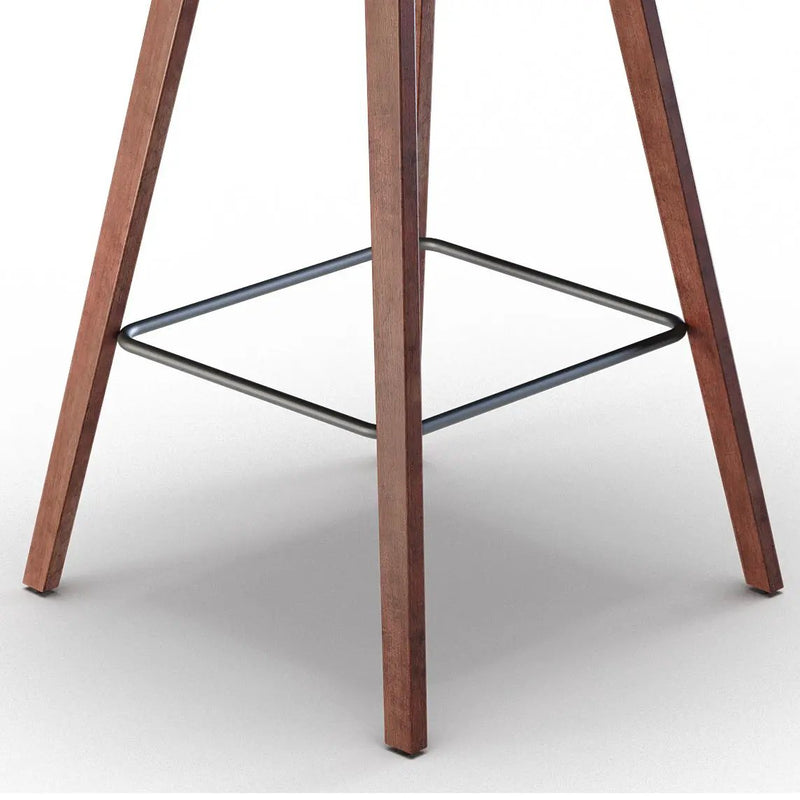 Addy - Counter Stool (Set of 2) - Distressed Brown by HouseOfZazla