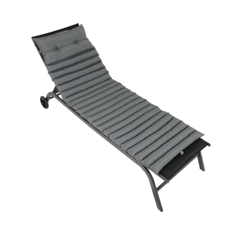 2 Piece Outdoor Chaise Lounge Chair Cushion Set by HouseOfZazla