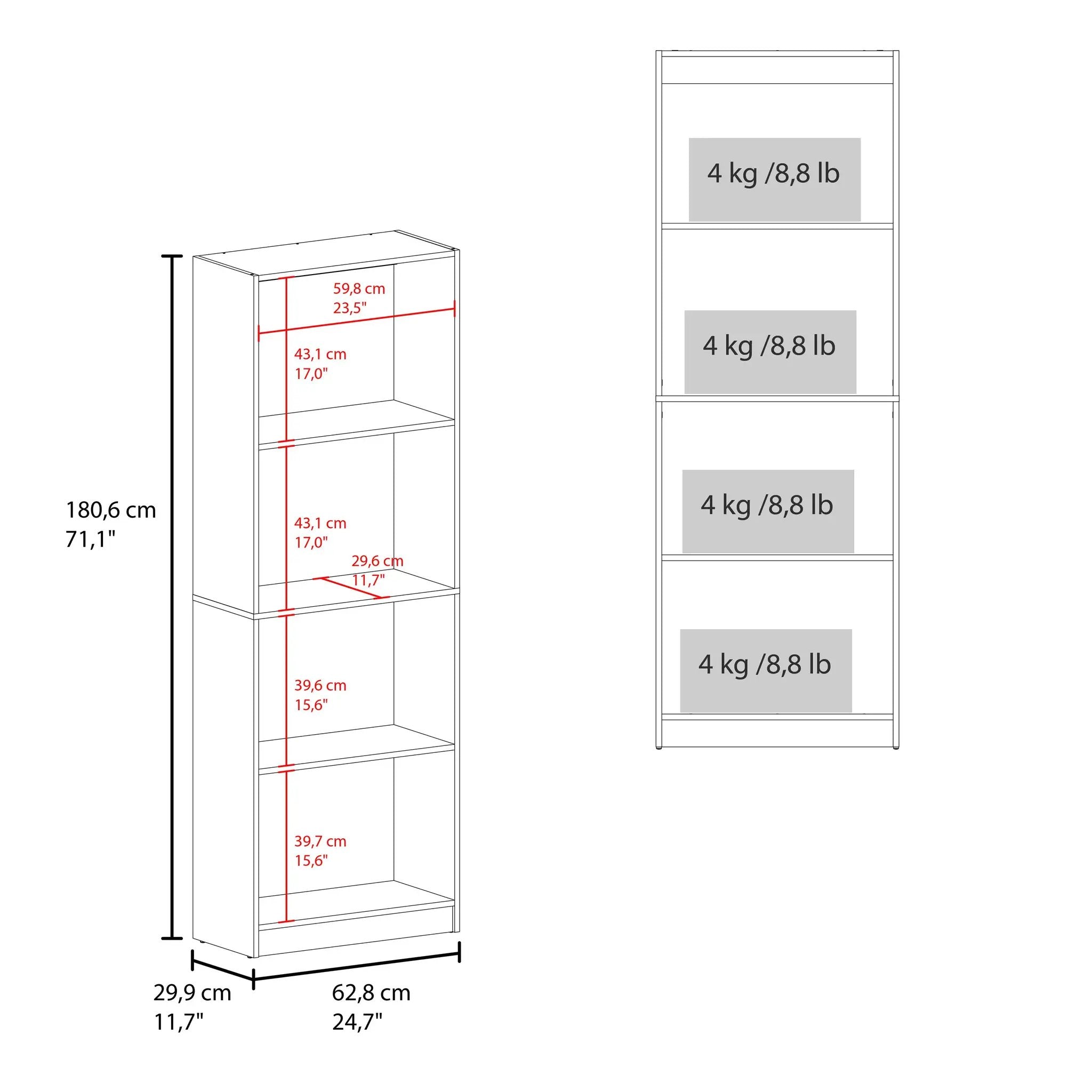 Storage Bookcase by HouseOfZazla