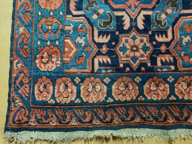 3'10" X 10' Antique Caucasian Seychor Rug Hand Made Wool Carpet Organic Dye Nice by Jewel Rugs