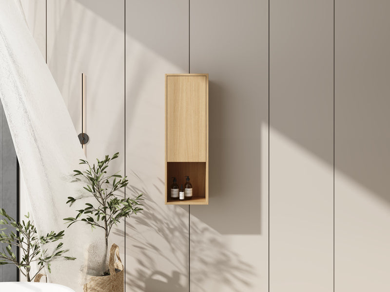 12 Inch Small Wall-Mounted Side Cabinet by HouseOfZazla