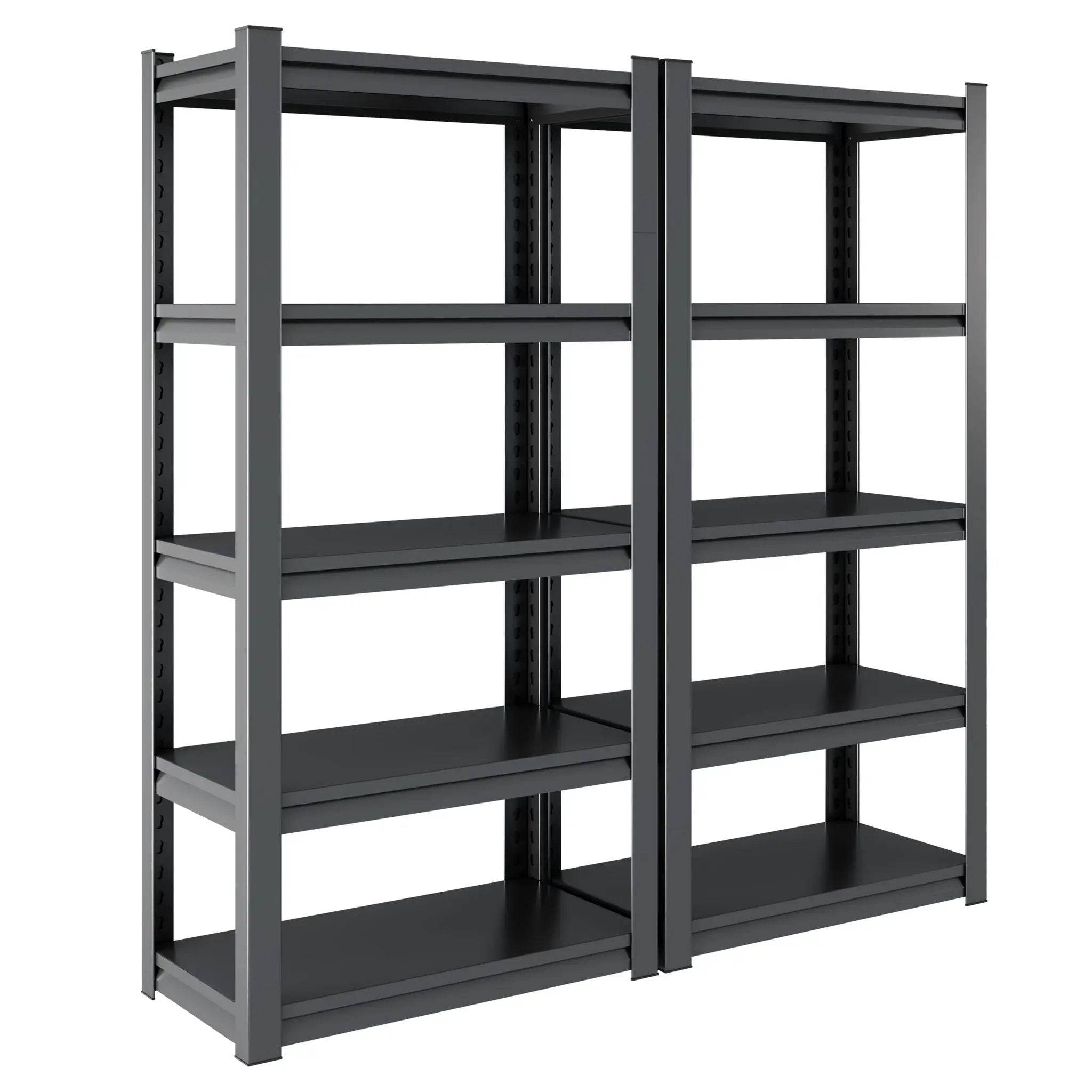 Industrial Heavy Duty Metal Garage Shelving Unit, Adjustable Storage Rack by HouseOfZazla