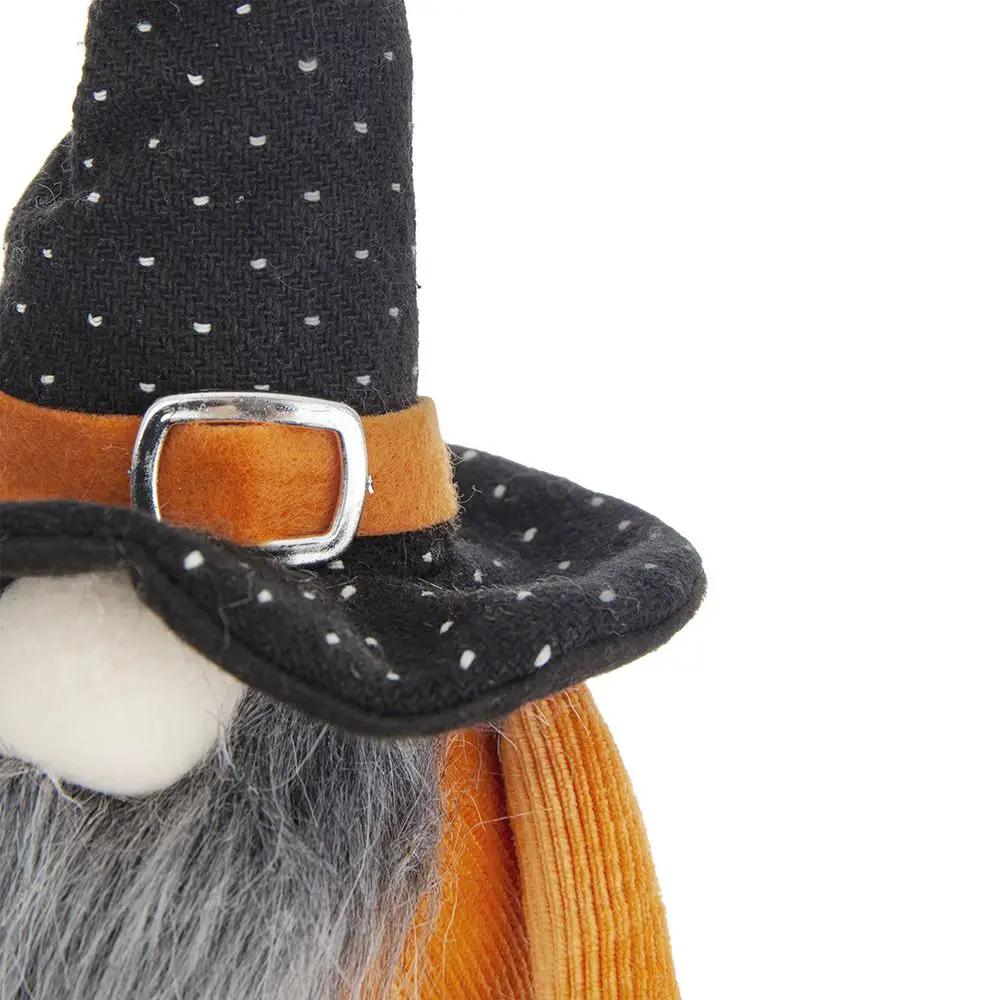 Standing Gnome With Gnome & Holding Banner, For Halloween Decor by Unique Piece Furniture