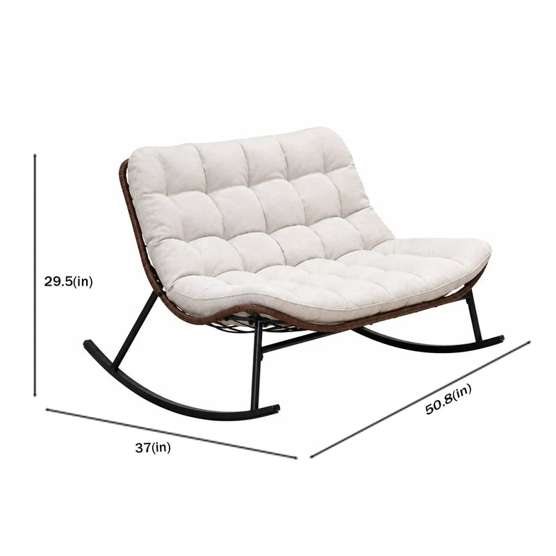 Double Wide Rocking Papasan Chair by HouseOfZazla