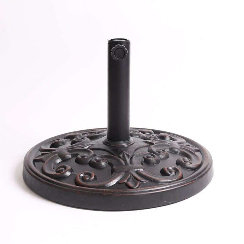 Gobi Resin Umbrella Base - Bronze by HouseOfZazla