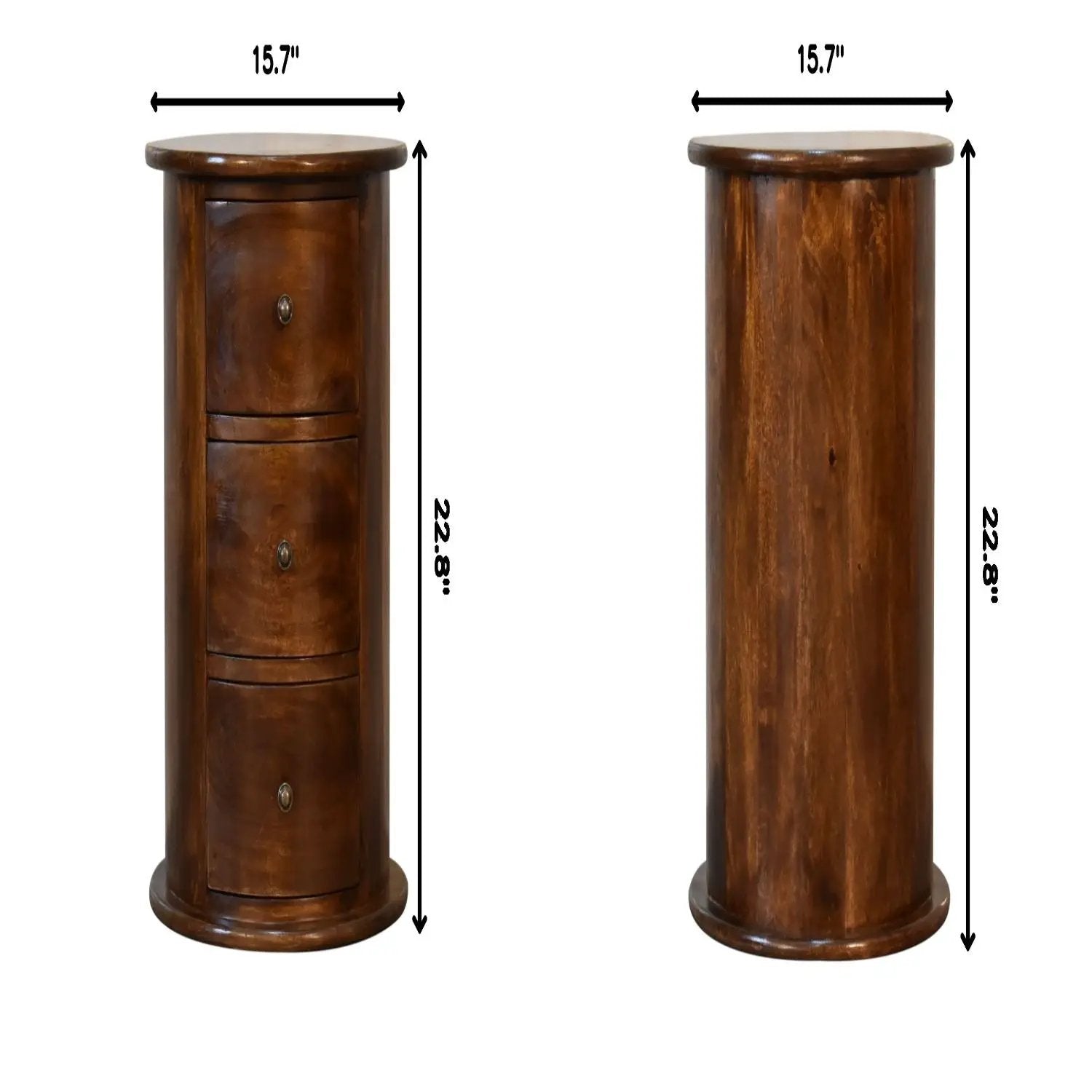 3 Drawer Drum - Chestnut by Unique Piece Furniture