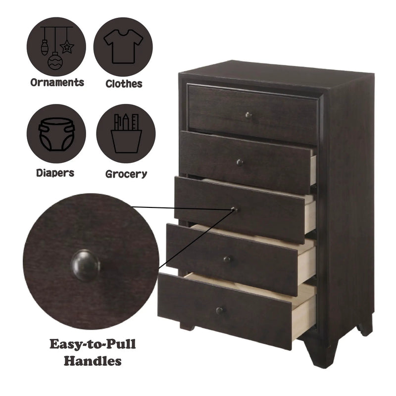 Madison - Chest - Espresso by HouseOfZazla