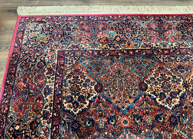 12x16 Karastan Multicolor Panel Kirman Rug #717, Rare Palace Size Wool Original 700 Series by Jewel Rugs