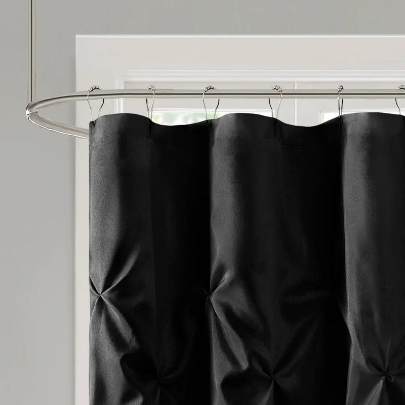 Tufted Semi-Sheer Shower Curtain by HouseOfZazla