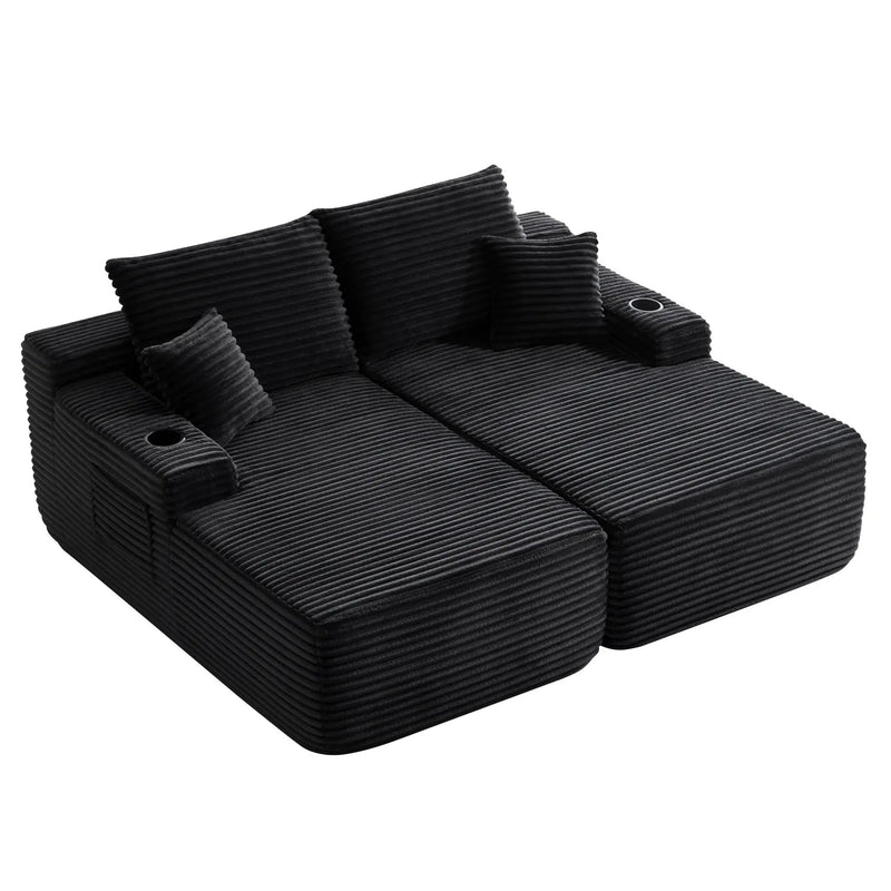 69" Cloud Sectional Couch by HouseOfZazla