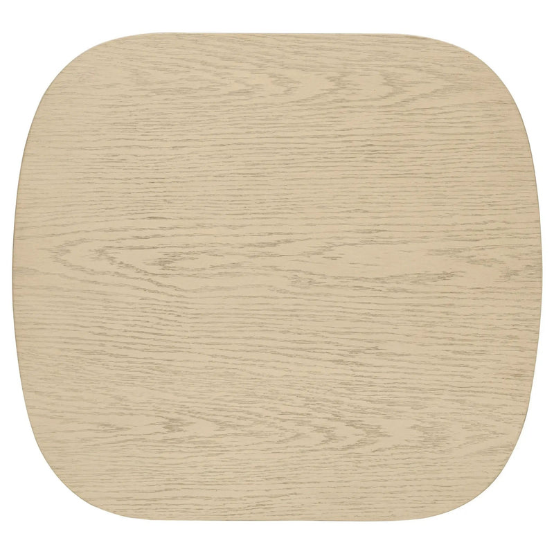 Kailani 2-piece Coastal Coffee and End Table Set Beige Oak by Unique Piece Furniture