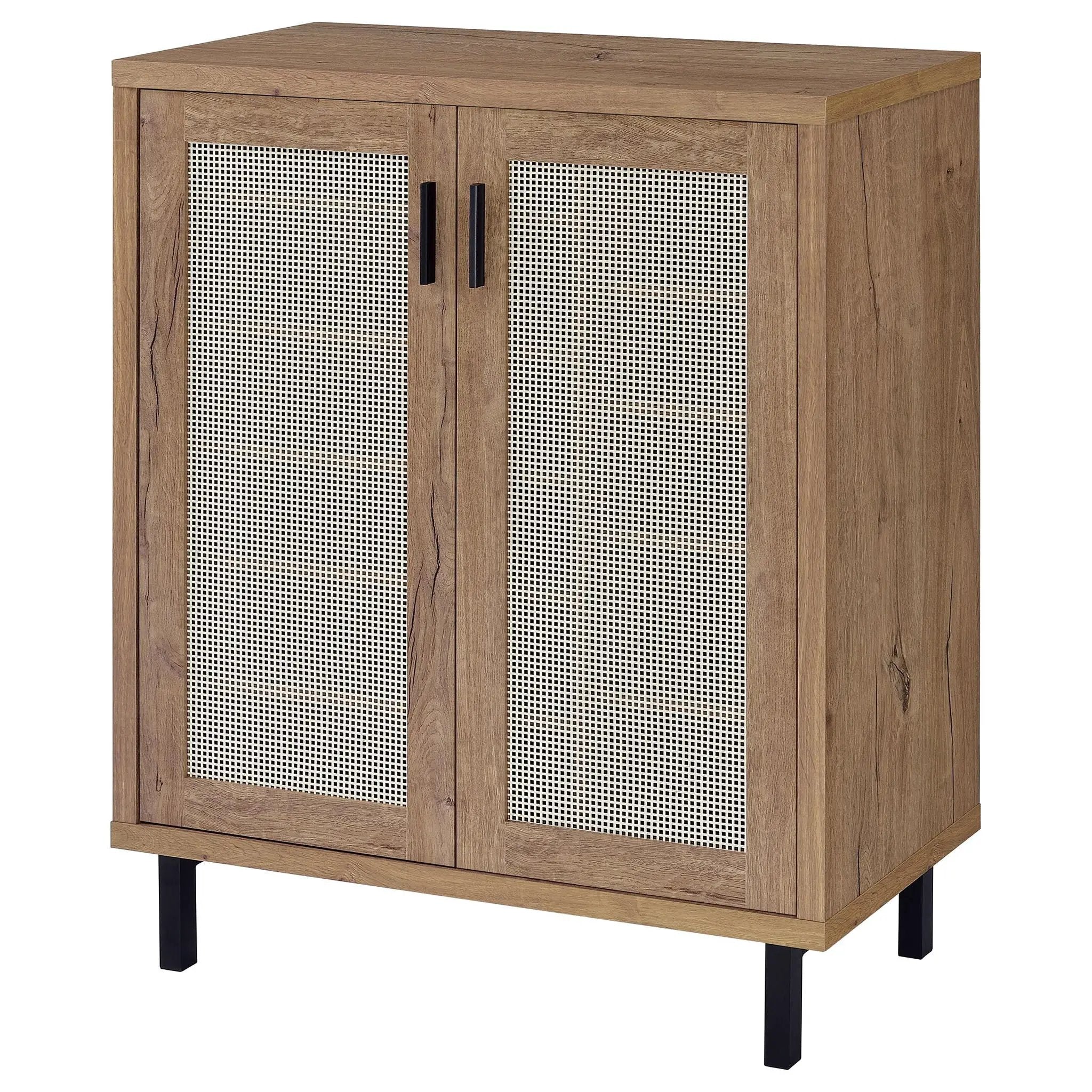 Stagg - 2 Door Shoe Storage Cabinet - Natural by HouseOfZazla