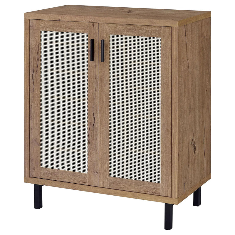 Stagg - 2 Door Shoe Storage Cabinet - Natural by HouseOfZazla