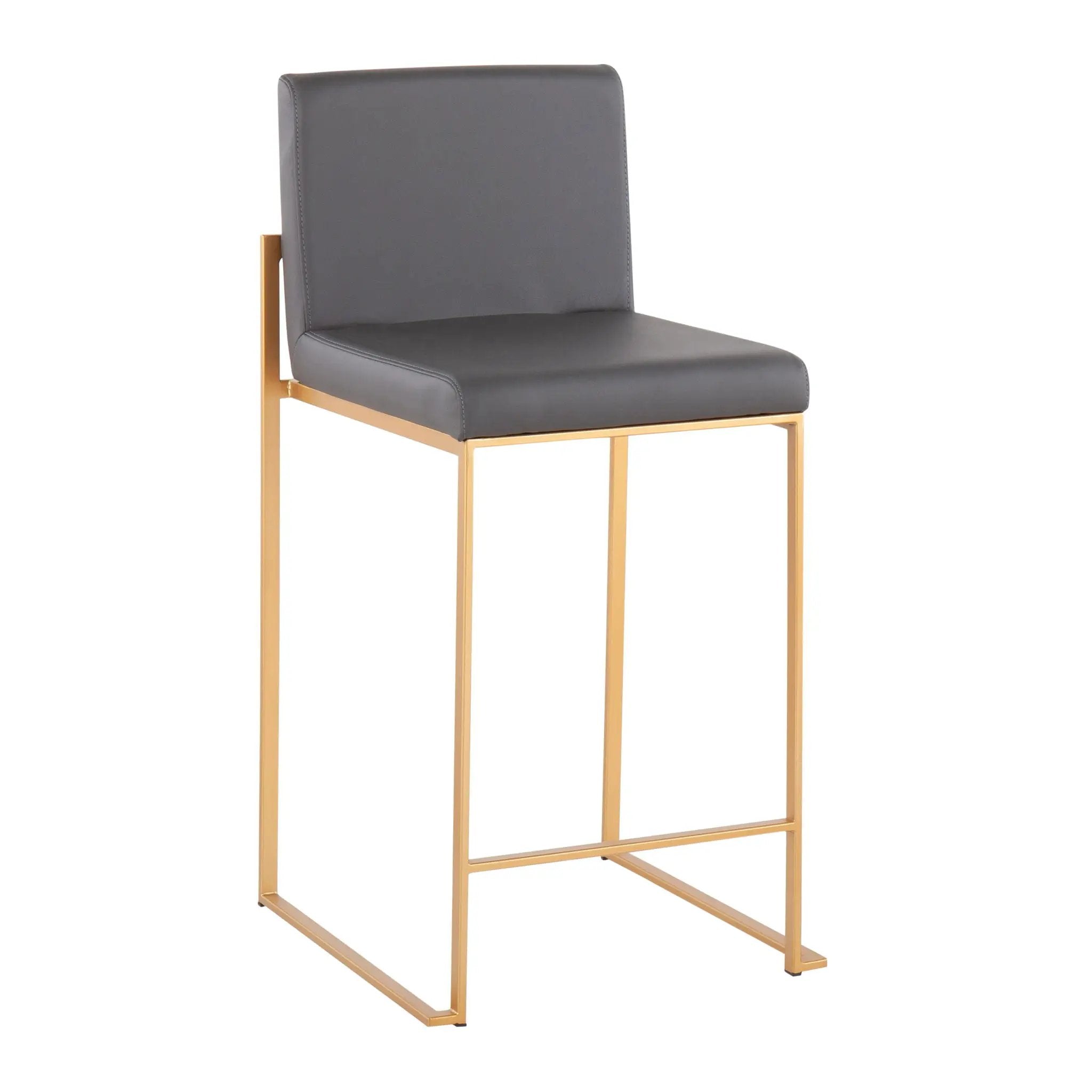 Fuji - Contemporary High Back Stylish Counter Stool by HouseOfZazla