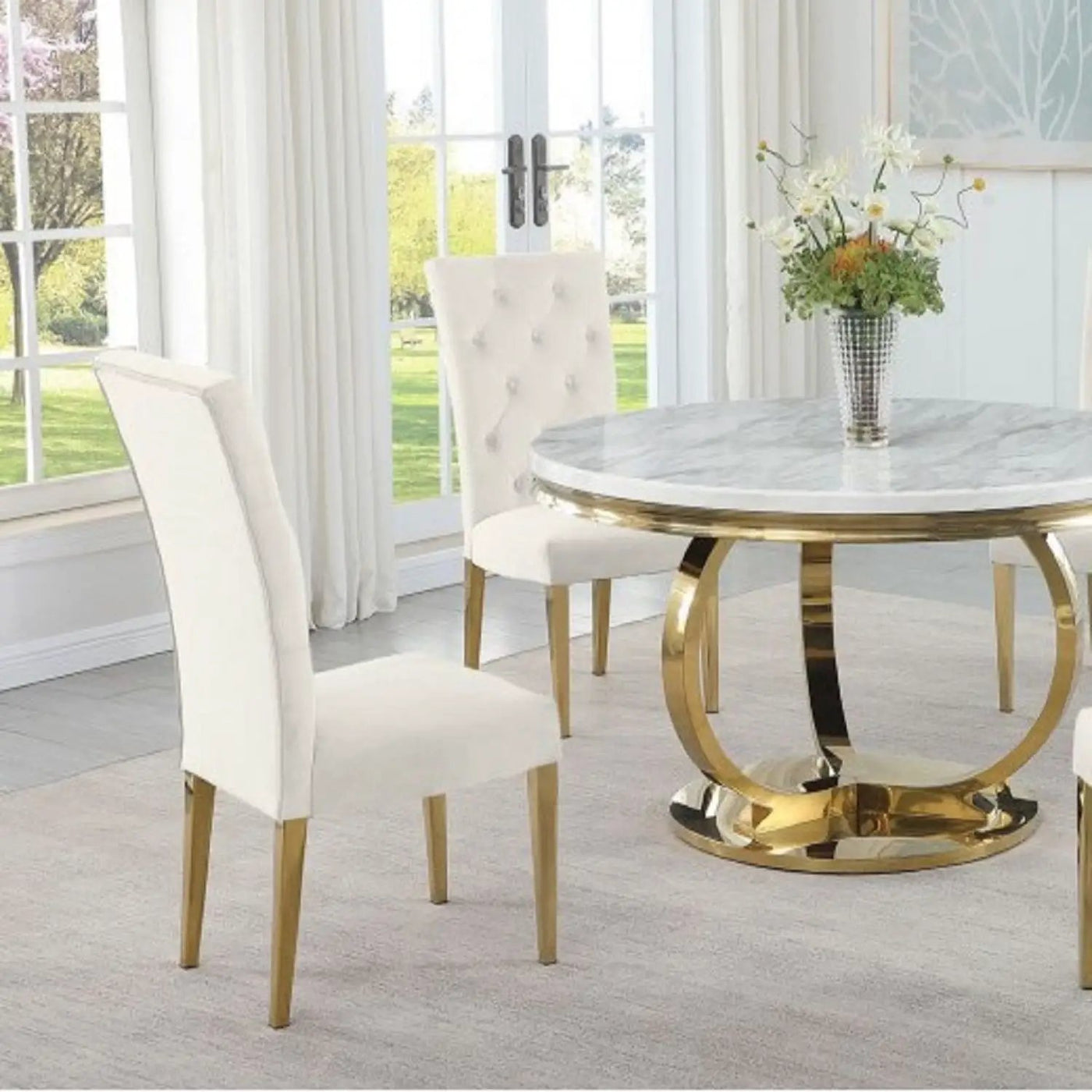 Modern Design Upholstered Dining Chair (Set of 2) by HouseOfZazla