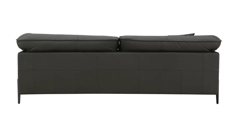 Tadi - Top Grain Leather Loveseat - Black by Unique Piece Furniture
