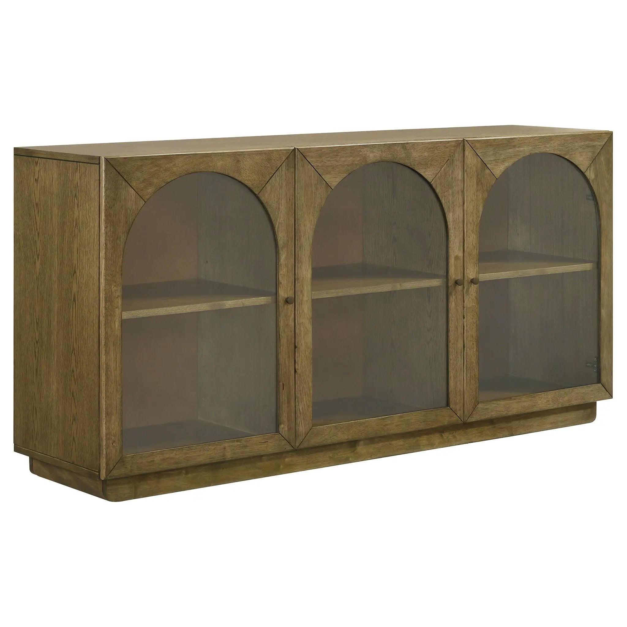 Castlewood 71-inch Dining Sideboard Buffet Server Brown Oak by Unique Piece Furniture
