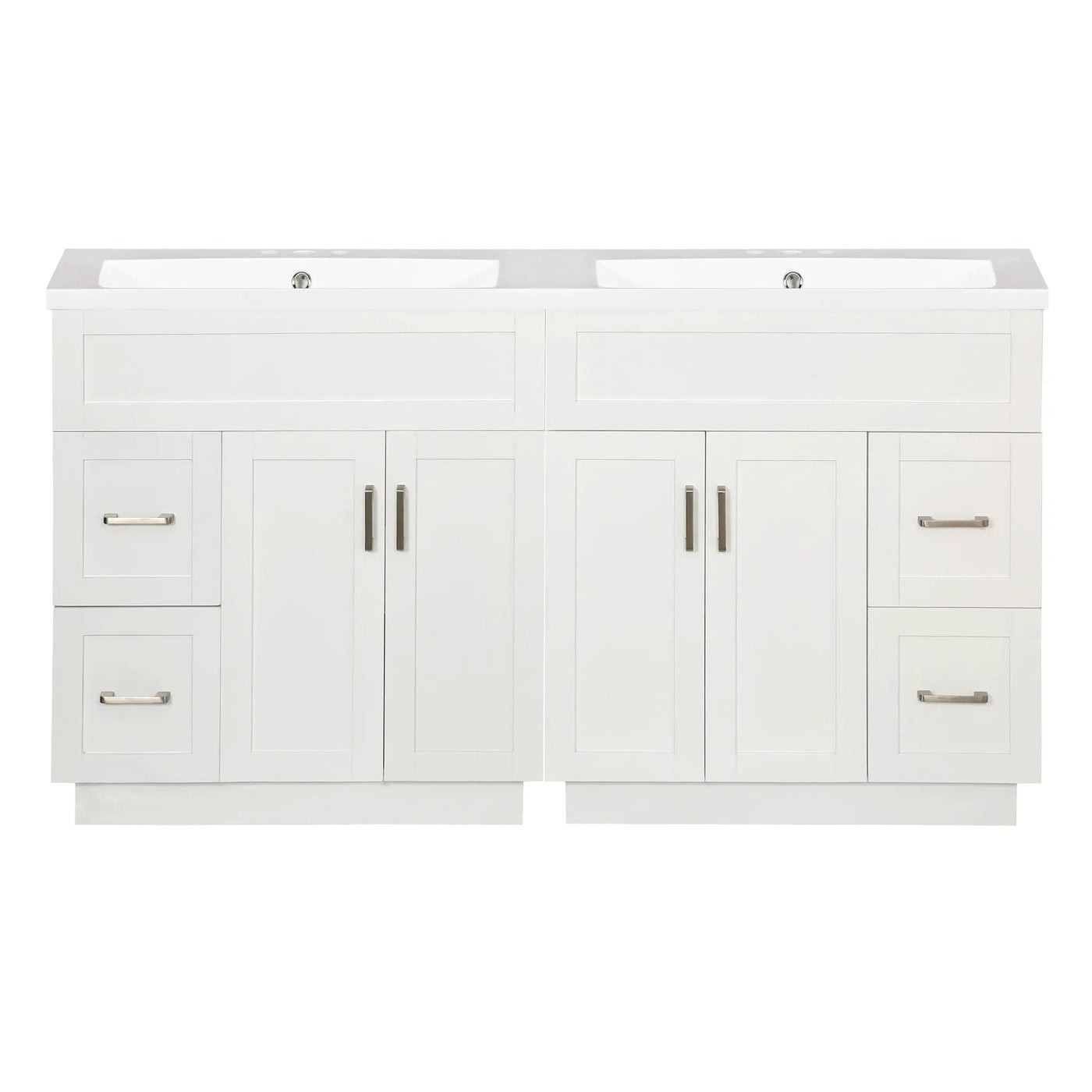 Bathroom Vanity With 2 Doors, 2 Drawers, Adjustable Shelf, Hidden Slides & Soft Close Hinges by Unique Piece Furniture