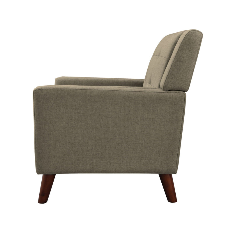 Luminaesque Fabric Upholstered Armchair With Tufted Back by HouseOfZazla