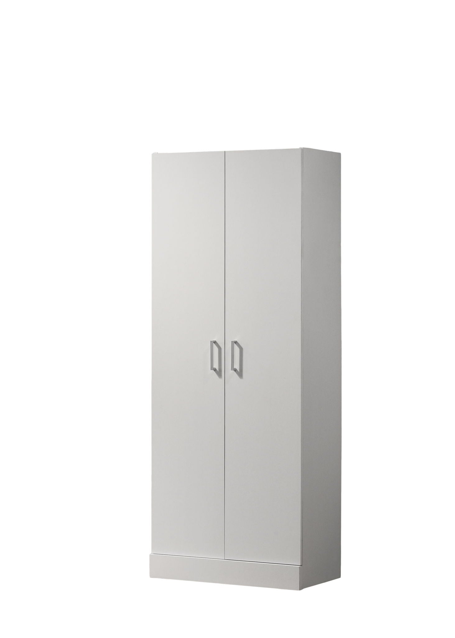 Alara - Height Simplistic Double Door Storage Cabinet - White by HouseOfZazla